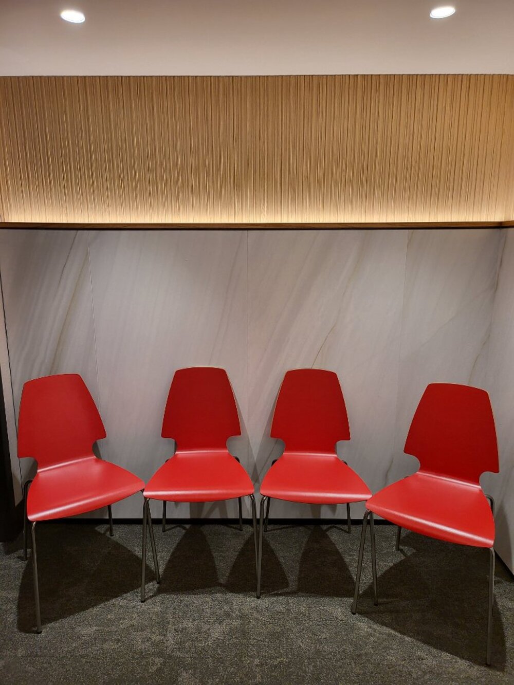 4 Red Chairs - Picture 3 of 13